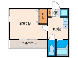 オ－エ－ハイツの物件間取画像